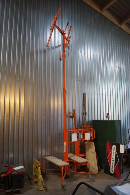 Plasterboard lift up to about 5 meters. Max 500 kg brand TDE