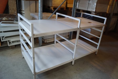 10 meters shelf 183x100x83 cm, with gables