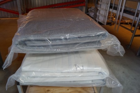 4 piece top mattresses unused in different color 90x200 cm