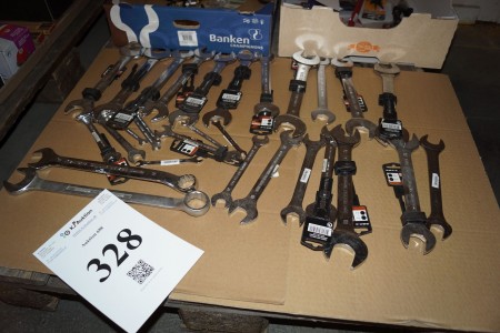 Various wrenches.