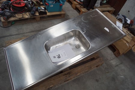 Table top with wash basin. 140 * 60cm.
