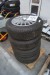 4 alloy wheels with tires, size 195/65 * 15
