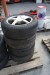 4 pcs. alloy wheels with tires 195/60 * 15