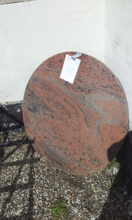 Granite Tabletop, diameter 110cm
