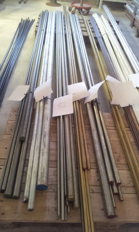 Stainless steel rods 4104, 2p. 35 x 3000mm, 11 units. 15 x 3000 mm. unused
