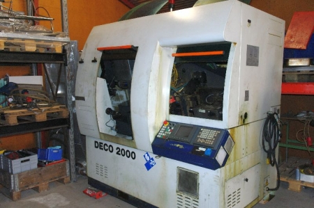 Deco 2000 Swiss Type Lathe with 11 axes. Year 1999