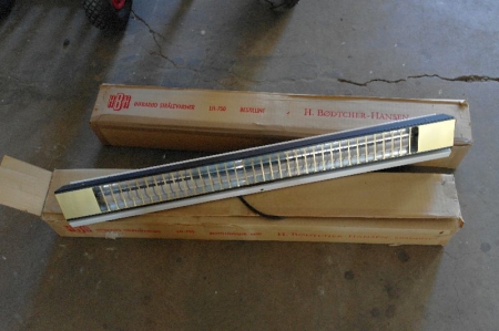 2 infrared radiant heaters, new