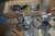 2 pallets of various Wedges, connectors, fuses, screws, bolts, nails, work lamp, etc.