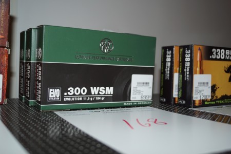 300 WSM 2 kasser 60 stk RWS