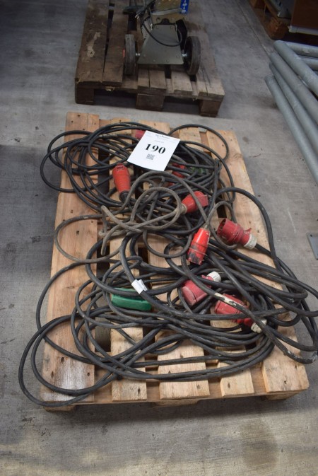 Lot of power cables.