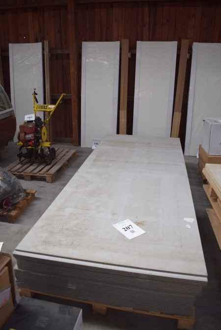 Fermacell power panel 12mm. 1200*3000mm nypris: 1200 pr. plade, plader 28 stk. 