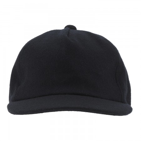 25 pcs. MELTON CAP, BLACK, Strong quality in 100% new wool, One size with neck regulation