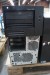 Server tower with Ram Hard disk ready for operation. System x3200, 3 piece CISCO Firewall / Router