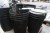 Lot of plastic and iron rubbish bin for office unused.