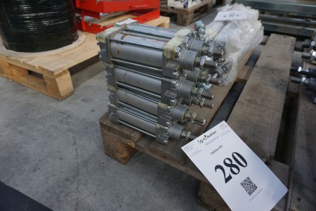 Luftcylinder Nordgren, 8 stk, Ø:50 L:.80mm.