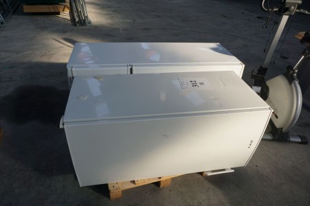 1 stk køleskab, mærke:GORENE, 54,5x55x121cm + kølefryseskab, mærke:GRAM, 55x53x141cm.