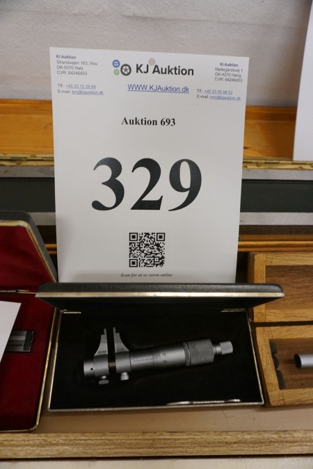 Interne Mikrometerschraube, Marke: Mitutoyo, 0-45 mm.