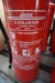 3 fire extinguishers, 2 pcs 12 + 1 pcs 6 kg.