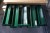 Pallereol med 3 gavle, 450cmx110cm + 20 grønne vanger max 3x1000kg, længde:275 cm + 6 stk spånplader, b:100cm, l:273cm.
