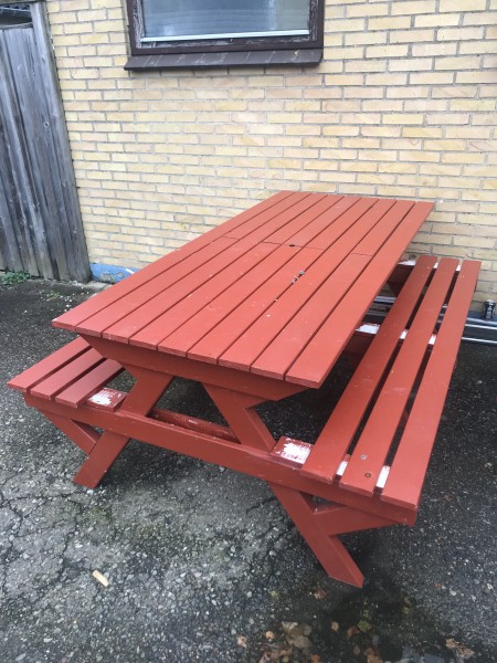 tables and benches