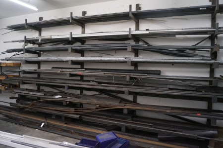 Branch rack with consumer iron up to 8 meters + miscellaneous in corner