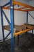1 compartment Pallet rack height 210x225 cm with 2 gables and 4 vanes + 6 spacers.