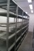 6 compartment steel shelf 500x90x200 cm
