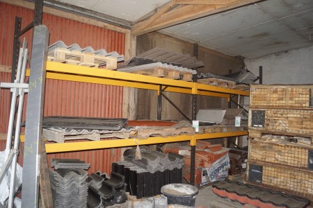 3 compartment pallet rack height 280 cm width of vanes 286 cm number of ends 4 pcs + 13 pcs.