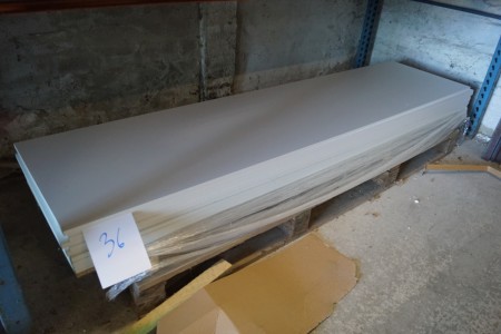 10 stk melaminplader 60x250 cm