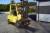 Hyster Diesel truck 2.5 ton model H2.50XM-D timer 8041. Tower height 238 cm free lift up to 188 cm in fork height with side change. Max lift height 3660 mm, next inspection 4/2020. May only be collected by appointment.