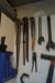 Contents of various hand tools etc. + miscellaneous on table.