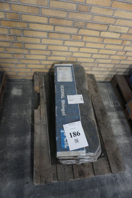 Icopal Zinkplatten in Ruß ca. 9m2.