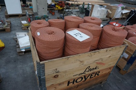 Lot rolls with twine, about 24 pieces, 115m / kg.
