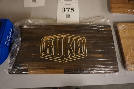 Skærebræt med nedfræset logo (BUKH) Mål 60x30cm