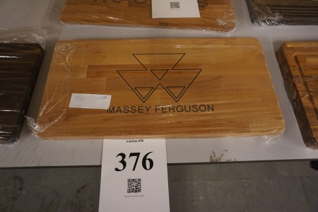 Cutting board with milled logo (MASSEY FERGUSON) Dimensions 60x30cm
