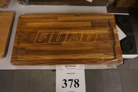Skærebræt med nedfræset logo (FIAT) Mål 60x30cm