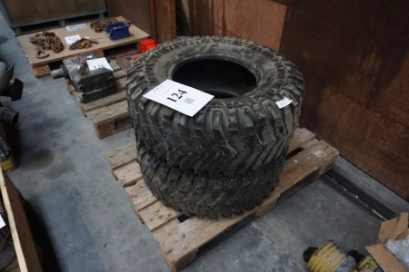 2 piece MAXXIS tires, MUDZILLA, 33x13.5-15.