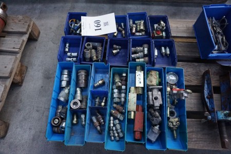 Various hydraulic fittings.