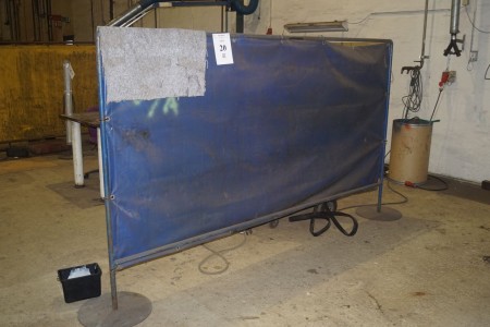 2 welding curtains. 300x180 cm