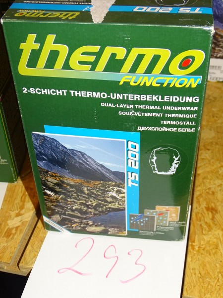 Thermo Function Unterwäsche Größe XXXL