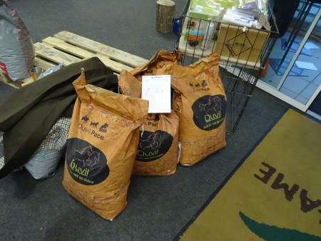 4 bags of horse feed