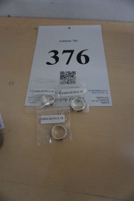 3 Stk fingerringe fra ESPRIT ubrugt 925 sterlingsølv