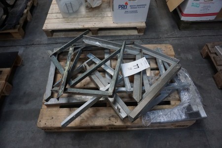 Lot of stainless steel angles.