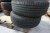 4 Stück Reifen auf Leichtmetallfelgen, Größe 195 / 65x15.