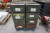 8 wooden ammunition boxes.