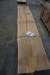 Untreated oak boards dried for 2 years L 326 cm and B approx. 66 cm and 60 mm thick.