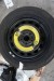 Original nødhjul til Volvo V70 + stålfælg med dæk til Volvo V70, 2 stk. bilradioer + 2 stk. xenon lygtehus til VW Passat 2008-15.