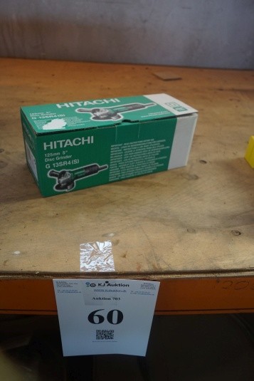 Hitachi 125 angle grinder unused.