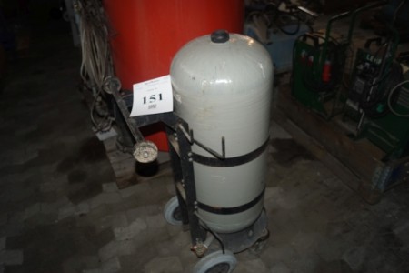 Water tank for osmosis plants.