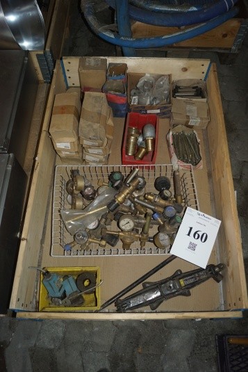 Various Gas fittings expansion bolts etc.